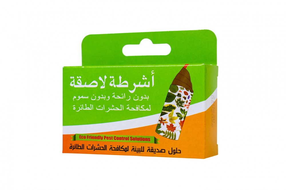 اشرطة لاصقة للحشرات الطائرة (4 اشرطة لاصقة)